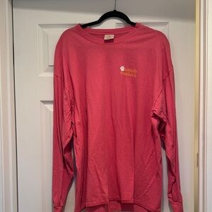 Simply Southern Coral Long Sleeve Tee